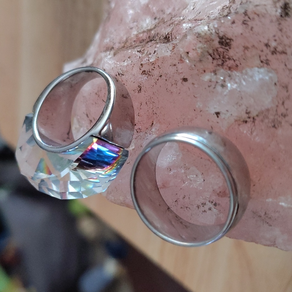 Rainbow Gemstone Ring - image 5